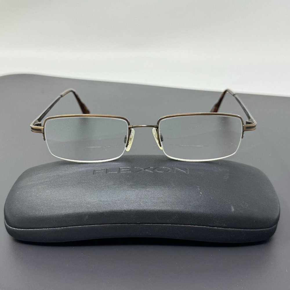 Flexon Eyeglasses Frame 450 51 [] 18-140 Antique Bronze